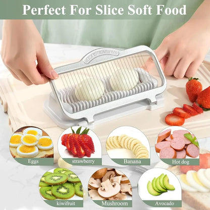 🔥LAST DAY 50% OFF🔥Egg Slicer for Hard Boiled Eggs Banana Slicer