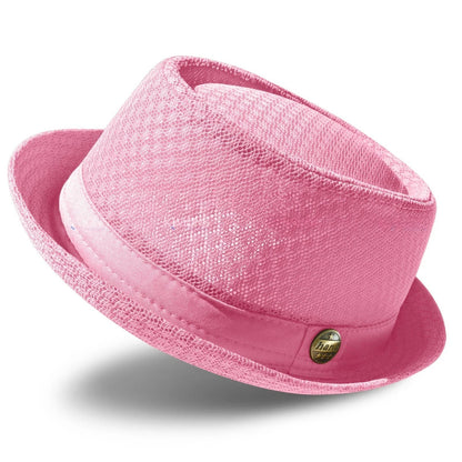 Unisex Breathable Mesh Pork Pie Hat