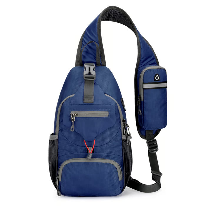🌟 Packable Small Crossbody Sling Backpack with Side Pouch - ✨ Perfect for Hiking and Traveling detail view
